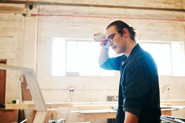 does lotion make you sweat