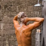 how to install an outdoor shower with hot water