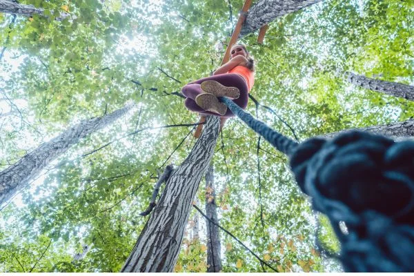 how to climb a tree with rope