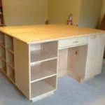 How To Build A Craft Table With Storage
