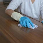 How to disinfect wood table