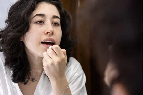 can you put lotion on lips