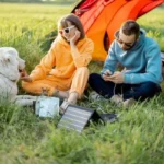 how to charge phone while camping