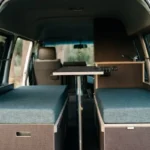 how to turn a camper table into a bed